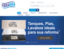 Tablet Screenshot of fibramar.ind.br